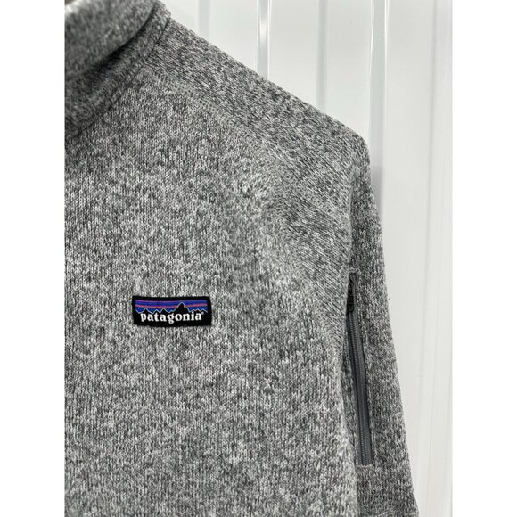 Patagonia Better Sweater 1/4 Zip Pullover - Gray Fleece Jacket Size Ladies Large - Picture 4 of 4